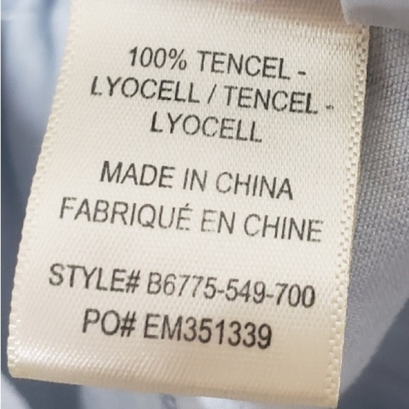 Cloth and Stone Chambray Utility Romper XS Sleeveless Tie Waist vacation coastal - Picture 4 of 16